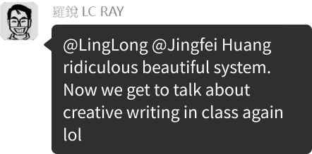 Written testimonial from Ray, HCI Professor at CityU